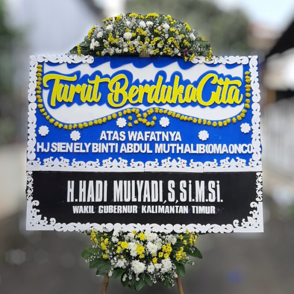Karangan Bunga Duka Cita masjid agung kubah kecubung
