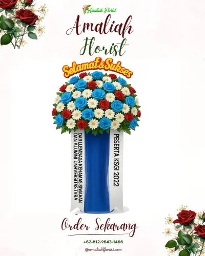 Standing Flower di Masjid Agung Kubah Kecubung